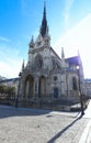 The Church of Saint-Bernard de la Chapelle is a Neo-gothic Roman Catholic church in the Goutte d`Or neighborhood of the Royalty Free Stock Photo