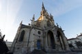 The Church of Saint-Bernard de la Chapelle is a Neo-gothic Roman Catholic church in the Goutte d'Or neighborhood of the Royalty Free Stock Photo