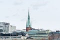 The Church of Saint Clare or Klara Church, a church in central Stockholm, located on Klara Vastra Kyrkogata in the Klara area in Royalty Free Stock Photo