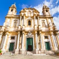 Church of Saint Dominic, Palermo, Italy. Royalty Free Stock Photo
