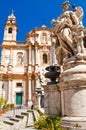 Church of Saint Dominic in Palermo, Italy Royalty Free Stock Photo
