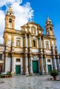 The Church of Saint Dominic in Palermo, Italy Royalty Free Stock Photo