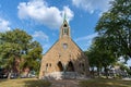 Church of Saint-Enfant-Jesus in summer. Pointe-aux-Trembles, Montreal, Canada