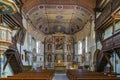 Church of Saint Etienne in Espelette, France Royalty Free Stock Photo