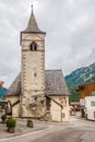 Church of Saint Florian in Canazei town - Italy Dolomites