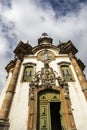 Church of Saint Francis of Assisi is a Rococo Catholic church in Ouro Preto, Brazil Royalty Free Stock Photo