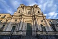 Church of Saint Francis in Catania Royalty Free Stock Photo