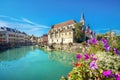 Church of Saint Francois de Sales in Annecy. France Royalty Free Stock Photo