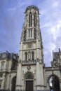Church Saint Germain l`Auxerrois in Paris France Royalty Free Stock Photo