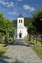 Church of saint Jana Nepomuckeho, village Oravsky Podzamok, Slovakia, Europe Royalty Free Stock Photo