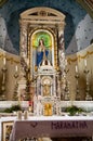 The Interior of the Church of Saint John the Baptist, Ein Kerem, Jerusalem Royalty Free Stock Photo