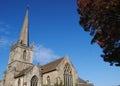 The church of Saint John the Baptist, Frome, Somerset, England Royalty Free Stock Photo