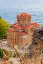 Church Saint John Kaneo, Ohrid, North Macedonia Royalty Free Stock Photo