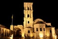 The Church of Saint Lazarus, a late-9th century church in Larnaca at night, Cyprus Royalty Free Stock Photo