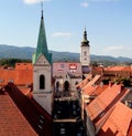 Church of saint marc - Zagreb, Croatia Royalty Free Stock Photo