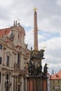 Baroque St Nicholas Church  Lesser Town  Prague  Czech Republic Royalty Free Stock Photo