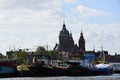 Church of Saint Nicholas - Basiliek van de Heilige Nicolaas on Prins Hendrikkade in Amsterdam, Holland, Netherlands