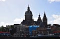 Church of Saint Nicholas - Basiliek van de Heilige Nicolaas on Prins Hendrikkade in Amsterdam, Holland, Netherlands