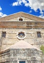 The Church of Saint Nicholas of Mole on Solomos Square in Zakynthos island, Greece Royalty Free Stock Photo