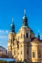 St.Nicholas Church-Old Town Square,Prague, Czechia Royalty Free Stock Photo