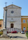 Church of Saint Peter in Montorio to the Gianicolo to Rome in Italy. Royalty Free Stock Photo