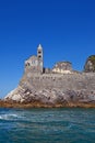 Church of Saint Peter (1198). Portovenere, Italy Royalty Free Stock Photo