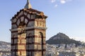 Church of Saint Simon, Greek Orthodox Church in Anafiotika,  part of the old historical district Plaka, Athens, Greece Royalty Free Stock Photo