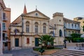 Church of Saint Spyridon in the center of Kerkyra, Corfu, Greece Royalty Free Stock Photo