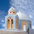 Church of Saint Stylianos in Thira on Santorini, Greece Royalty Free Stock Photo