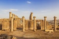 Church of Saint Theodore, Ancient Roman city of Gerasa, modern Jerash Royalty Free Stock Photo