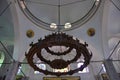 Church of Saint Titus interior Chandelier from Heraklion in Crete island of Greece Royalty Free Stock Photo