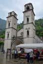 Church of Saint Tryphon in the old town of Kotor, Montenegro.