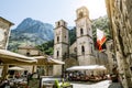 Church of Saint Tryphon in the old town of Kotor.Montenegro.