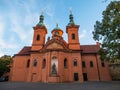 Church of Saint Vavrinec in Prague Royalty Free Stock Photo