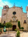 Church in Tossa de Mar in Spain Royalty Free Stock Photo