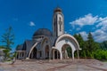 Church of Saint Vissarion Smolenski (Written in cyrillic) in Smolyan, Bulgaria