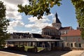 Church of Sainte-Croix-Notre-Dame and priory at La Charite-sur-Loire, France Royalty Free Stock Photo