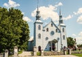 Church of Sainte-Famille of Cap-Sante national historic monument, Quebec Royalty Free Stock Photo