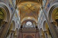Landmark attraction in Prague: Interior of Catholic Church of Saints Cyril and Methodius - Czech Republic
