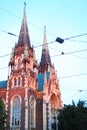 Church of Saints Olga and Elizabeth in Lviv Ukraine Royalty Free Stock Photo