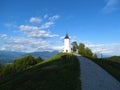 Church of Saints Primus and Felician under Jelovica Royalty Free Stock Photo