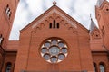 The Church of Saints Simon and Helena, known as Red Church, Minsk, Belarus. Royalty Free Stock Photo