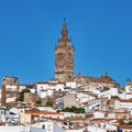 Church of San Bartolome at Jerez de los Caballeros, Badajoz, Spain. Royalty Free Stock Photo