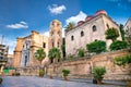 Church of San Cataldo and church Martorana,Palermo Royalty Free Stock Photo