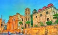 The Church of San Cataldo and the Martorana in Palermo, Italy Royalty Free Stock Photo