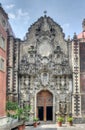 Church of San Francisco, Madero Street, Mexico City Royalty Free Stock Photo