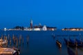 Church San Giorgio Maggiore Venice, Venezia, Italy, Italia, night Royalty Free Stock Photo