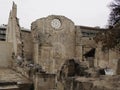 Church of San Giovanni, in the basement there are crypts, the famous Catacombs of St. John Royalty Free Stock Photo