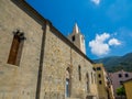 Church of San Giovanni Battista of Riomaggiore Royalty Free Stock Photo