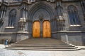 Church of San Juan Bautista, Gothic Cathedral in Arucas, Gran Canaria, Spain Royalty Free Stock Photo